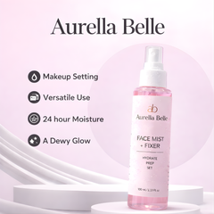 Face Mist + Makeup Fixer Ultra-Fine Mist for Fresh, Smooth & Long-Lasting Makeup — 100ml