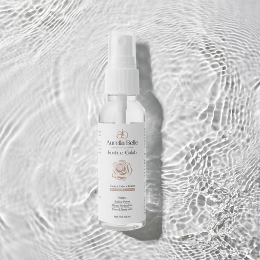 Rooh-e-Gulab 99.5% Rose Extracts Face Mist & Toner for Hydrated, Refreshed Skin (50 ml)