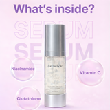 Brightening Face Serum with Glutathione, Niacinamide & Vitamin E — 30ml