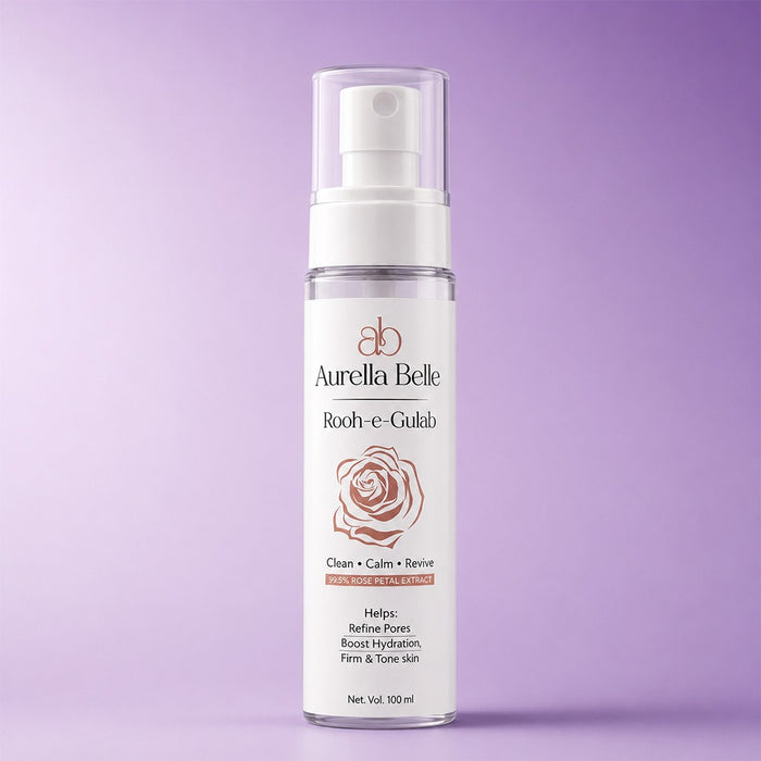 Rooh-e-Gulab 99.5% Rose Extracts Face Mist & Toner for Hydrated, Refreshed Skin — 100ml