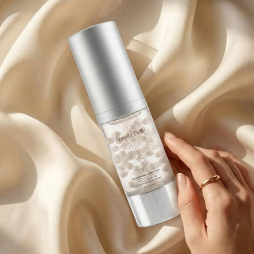 Brightening Face Serum 30 ml on cream silk